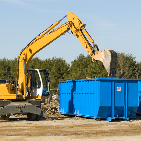 what happens if the residential dumpster is damaged or stolen during rental in Celina